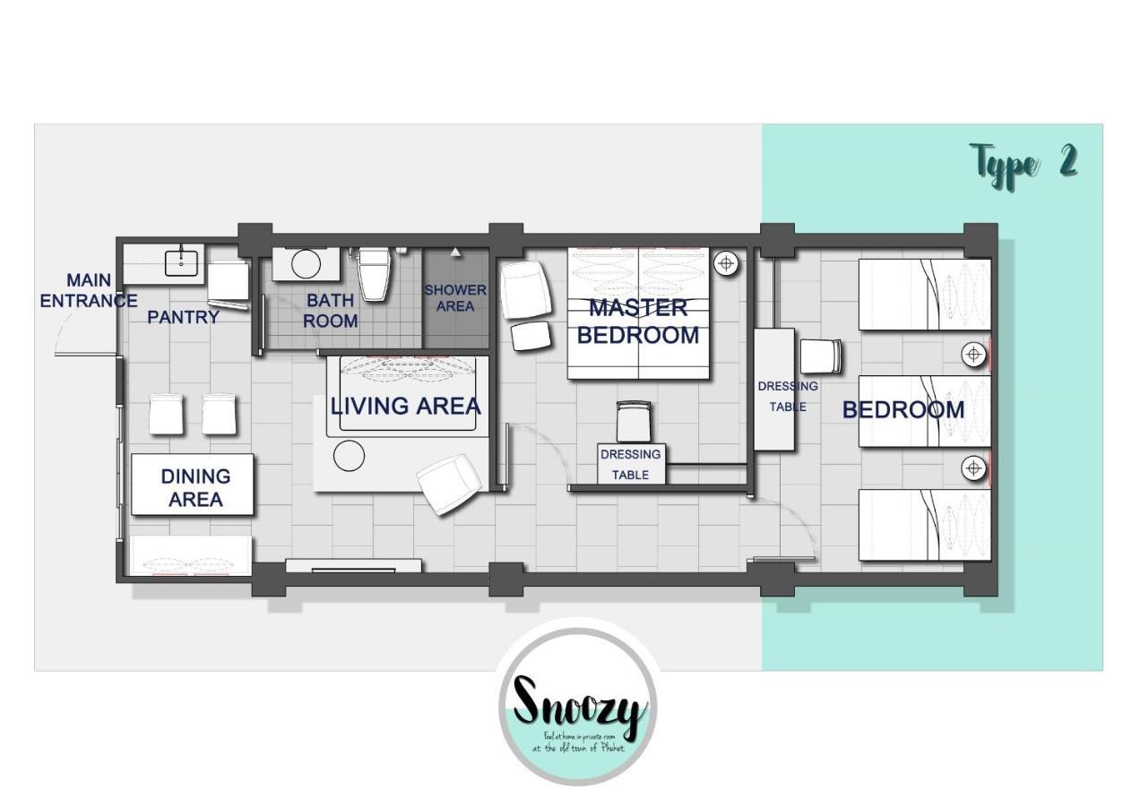 Snoozy Guesthouse Phuket المظهر الخارجي الصورة