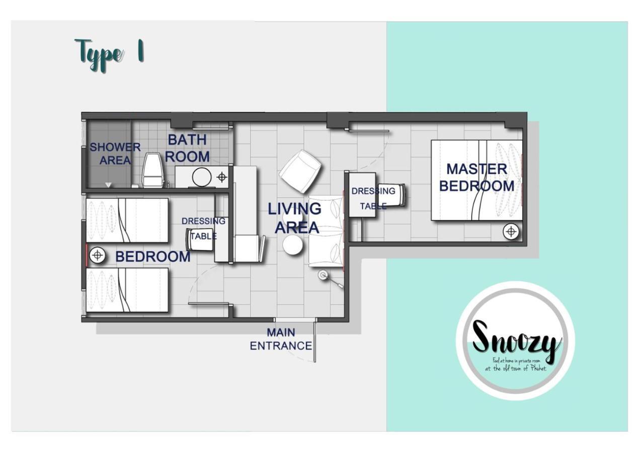 Snoozy Guesthouse Phuket المظهر الخارجي الصورة